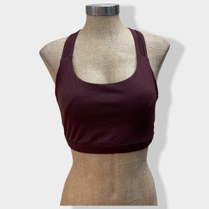 Athleta Contender Bra Maroon